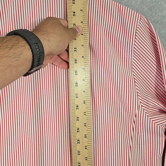 Loius Castel Full Zip Sweater Golf Pin Stripe Large - Picture 9 of 15